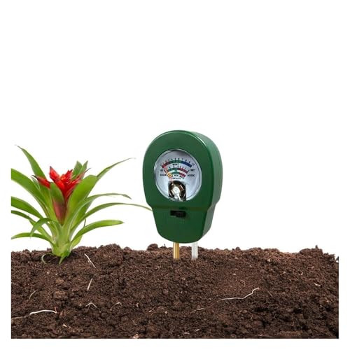 Boden-pH-Tester Tragbarer 3-in-1-Bodendetektor, digitaler Boden-pH-Hygrometer mit Doppelnadel, Fruchtbarkeitstester for die Gartenarbeit für Garten, Rasen, Landwirtschaft und Zimmer-/Freilandpflanzen von BGTSF
