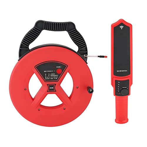 Bolzensucher-Wandscanner, Pipeline Blockage Tester Wall PVC Iron Pipe Blockage Detector Diagnostic Tool Scanner Klempner Instrument(661C(25m)) von BGTSF