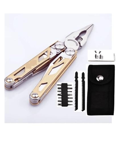 DL30 Multitools Hand Diy Multitools Multitool-Kmme Klappmesser Scherenschneider EDC Survival ar Manuel Zan(DL30 Yellow) von BGTSF