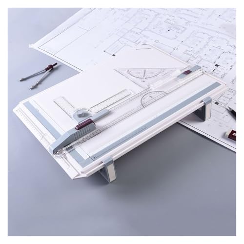 Digitaler Winkelmesser, A3 37x51cm Multifunktions-Zeichenbrett Werkzeug Zeichenbrett Einstellbar Parallel von BGTSF