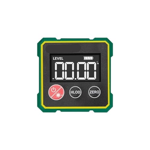 Digitaler Winkelmesser, Hohe Präzision Digital Neigungsmesser Box Elektronische Ebene Werkzeug Laser Lineal Dual Achse Winkel von BGTSF