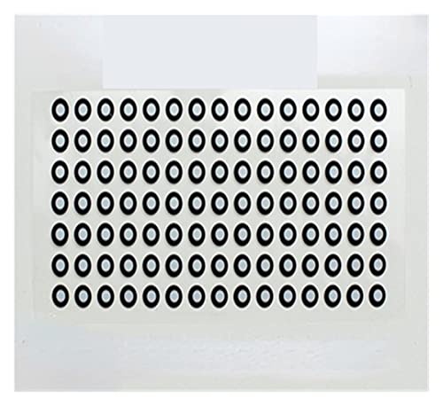Handgehaltener 3D-Scanner Magnetischer 3D-Markierungspunkt Klebepunkt-Reflektor-Markierungspunkt für 3D-Scanner, Hochreflektierend(3mm x 6mm viscosity) von BGTSF