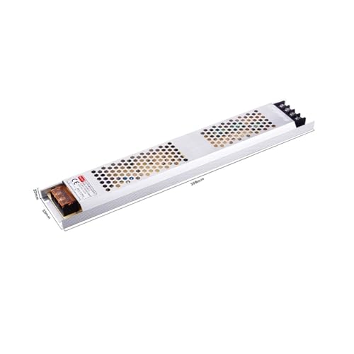 Treppenlicht-Controller-Kit, 32CH Treppen-LED-Licht PIR-Bewegungssensor-Controller ES32 Einfarbig 2CH Pixel RGB SPI LED-Streifen-Dimmer 8-32 Schritte Treppenlicht(Power Supply 300W) von BGTSF