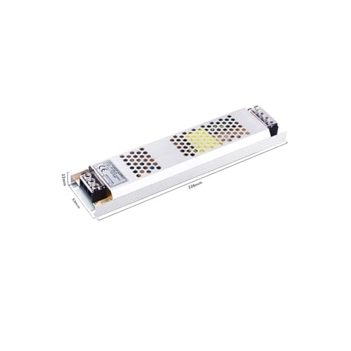 Treppenlicht-Controller-Kit, ES32 Treppen-LED-Lichtsteuerung PIR-Sensor 32CH Einzelfarbe 2CH RGB-Pixel SPI LED-Streifen-Dimmer Treppenlicht-Sensor-Steuerung(Power Supply 200W) von BGTSF