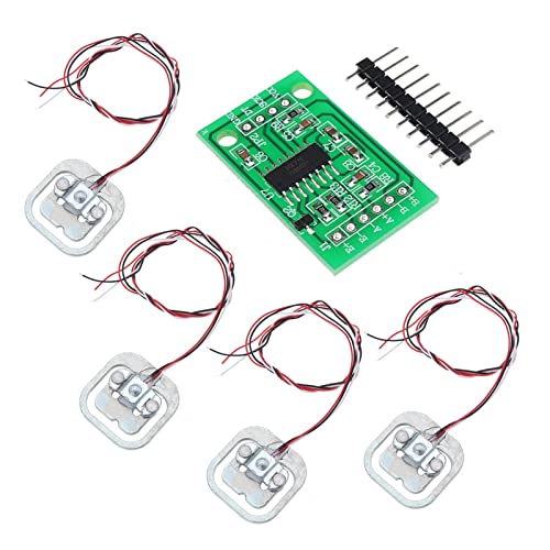 Wägezelle, 4 STÜCK Human-Skala-Wägezellen-Gewichtssensoren + HX711 AD. gewichtsensor Elektronischer Maßstab Wiegendrucksensor DIY. Kit Wägezelle, 4 STÜCK Human-Skala-Wägezellen-Gewichtssensoren + HX711 AD. gewichtsensor Elektronischer Maßstab Wiegendrucksensor DIY. Kit von BGTSF