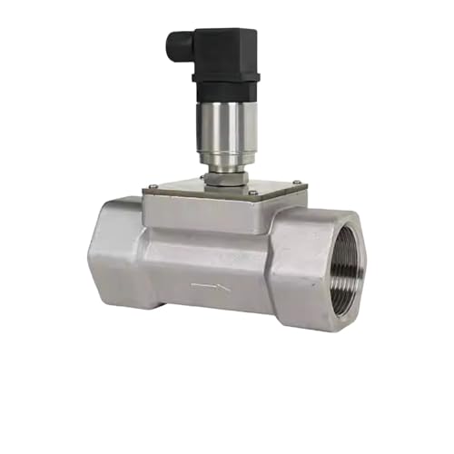 Wasserdurchflussmesser, Turbinendurchflussmesser aus Edelstahl, 4-20-mA-Sender, Impulsausgangssensor, Flüssigkeitsdurchflussmesser for Wasser, dieselfuelfuel, Methanol und Benzin(DN25 4-20MA) von BGTSF