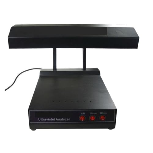 ZF-1 UV-Analysator, Ultraviolettanalysegerät mit zwei Wellenlängen (254 nm und 365 nm) for TLC, Proteinerkennung, forensische Identifizierung | Tragbarer TLC-Scanner mit Quarzlampe for Labor, Pharmazi von BGTSF