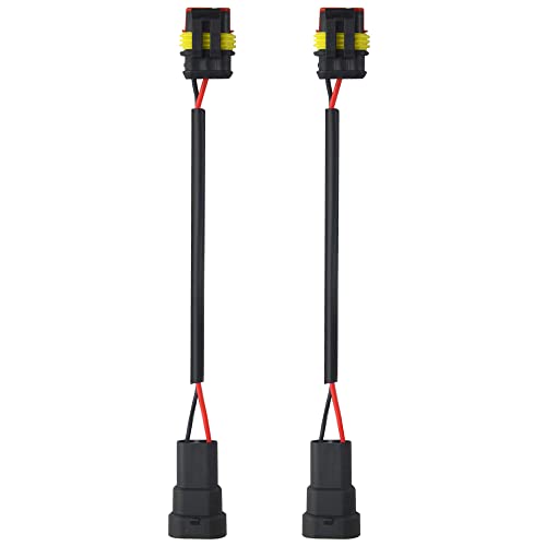 BGTXINGI 2 Stück D1S D2S D3S D4S auf 9005 9006 Kabelbaum Buchse Adapter Stecker für Scheinwerfer Nebelscheinwerfer Konvertierung Adapter Kabel von BGTXINGI