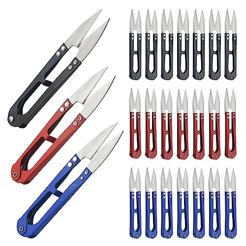 BGTXINGI 24Pcs Nähschere U-förmige kleine Schnipsenclipper Trimmen Nipper Stickerei Clippers Cutter Mini Schneidefaden Kreuzstichschere für DIY Kunstprojekt Haushaltsbedarf BGTXINGI 24Pcs Nähschere U-förmige kleine Schnipsenclipper Trimmen Nipper Stickerei Clippers Cutter Mini Schneidefaden Kreuzstichschere für DIY Kunstprojekt Haushaltsbedarf von BGTXINGI