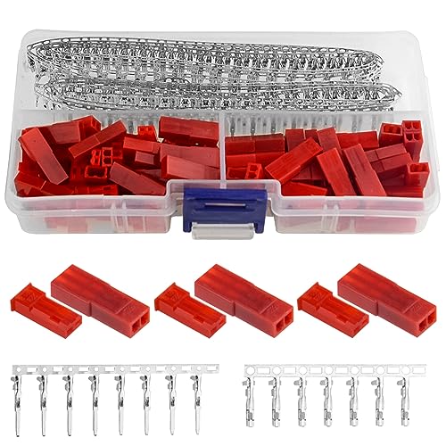 BGTXINGI 360Pcs JST SYP Buchse & Stecker rot Plug Gehäuse Crimp Terminal Connector Kit von XINGYHENG