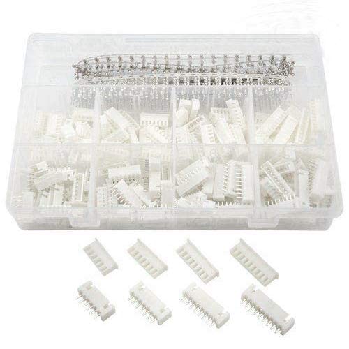BGTXINGI 560Pcs 2.54mm 6/7 / 8/9 Pin housing and Female/male Pin Head Connector Plug Set Compatible with JST XHP von BGTXINGI