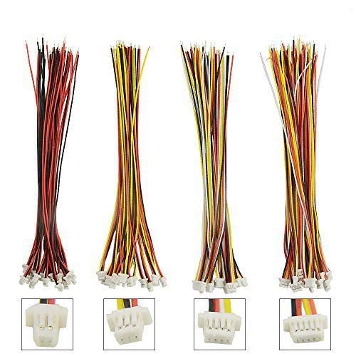 BGTXINGI 60Pcs 1.0mm 2P 3P 4P 5P Anschlussstecker Terminal Connector Drahtkabel für LED-Lichtleiste 5,9'' Kompatibel mit JST SH BGTXINGI 60Pcs 1.0mm 2P 3P 4P 5P Anschlussstecker Terminal Connector Drahtkabel für LED-Lichtleiste 5,9'' Kompatibel mit JST SH von BGTXINGI