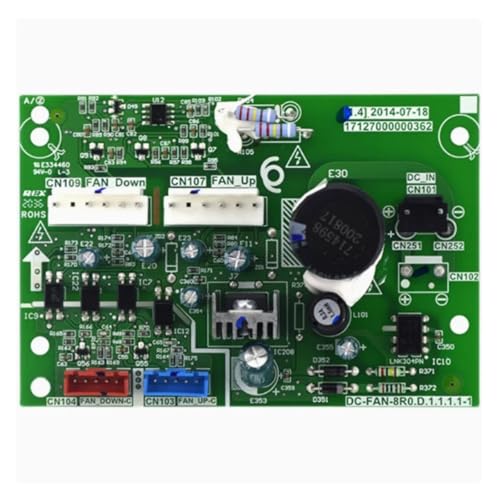 Kompatibel Mit Midea, Klimaanlage, Kleine Multi-Lüfter-Antriebsplatine DC-FAN-8R0. Computerplatine 17127000000362 Kompatibel Mit Midea, Klimaanlage, Kleine Multi-Lüfter-Antriebsplatine DC-FAN-8R0. Computerplatine 17127000000362 von BGUGOSNBA