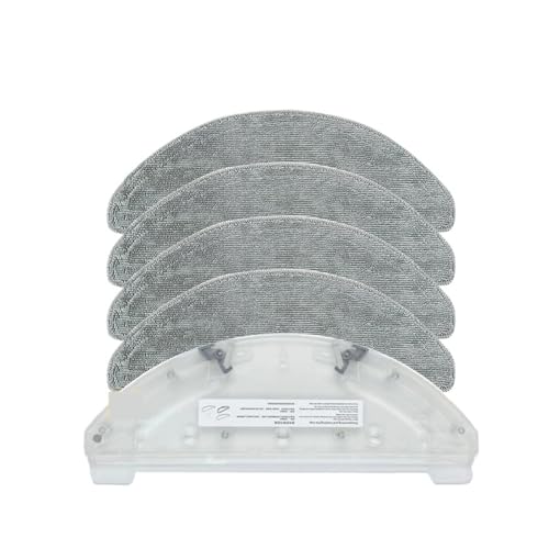 Wischtuch-Zubehör, Kompatibel Mit Roidmi, Eve Plus Roboter-Staubsauger, Wischtuchhalter, All-in-One-Staubsauger-Lappenhalter, Ersatz(1PCS+4pcs) von BGUGOSNBA