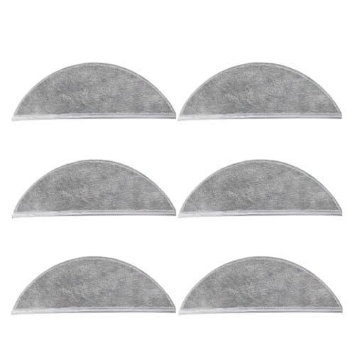 Wischtuchhalterung, Kompatibel Mit Xiaomi, Lydsto R1 Roboterstaubsauger, Wassertankschale Mit Original-Wischlappen-Ersatzteilen, Zubehör(6pcs.) von BGUGOSNBA