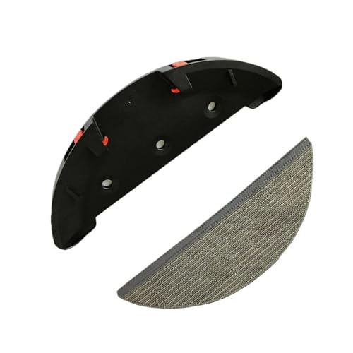 Wischtuchhalterung, Kompatibel Mit Xiaomi, Lydsto R1 Roboterstaubsauger, Wassertankschale Mit Original-Wischlappen-Ersatzteilen, Zubehör(Black tray) von BGUGOSNBA