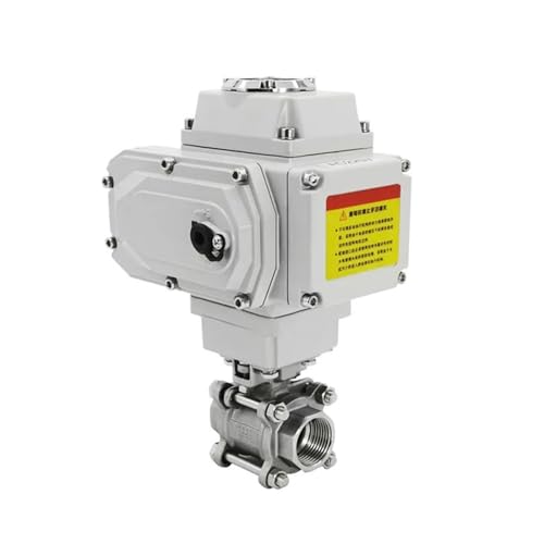 25 Kugelhahn mit Innengewinde, Zwei-Wege-Hochplattform, elektrischer Kugelhahn, Edelstahl, Q911F-16P (12 V DC) von BGWKIMXEP