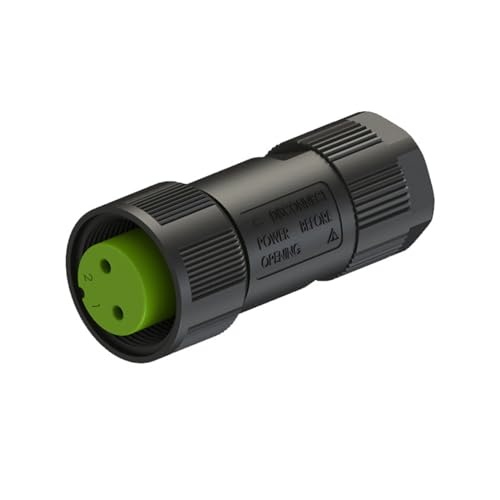 BGWKIMXEP 10 PCS EC Solder M20 2 Pin Industrielle Elektrische IP68 Stecker 10A 250V AC DC Weibliche Stecker Männlichen Buchse Panel 15A(Ec02681-2023-af 10a) von BGWKIMXEP