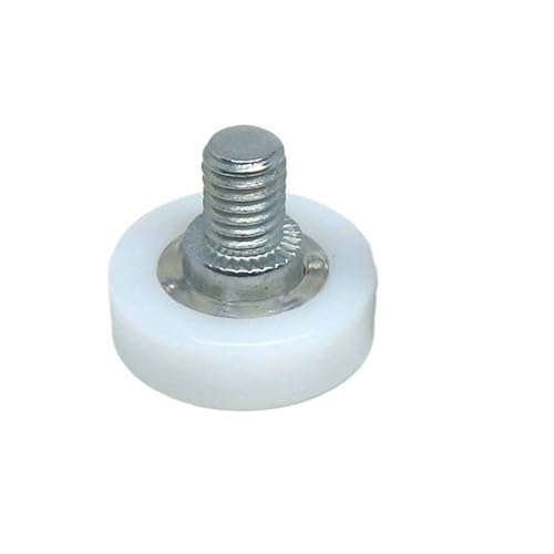 BGWKIMXEP 10 Stück DR26 C1L8W7M6 26 mm Durchmesser POM-Gleitbolzenrollen for Verkaufsautomaten und Führungsräder aus Kunststoff for Handelsschränke(DR19-C1L8W6M6) von BGWKIMXEP