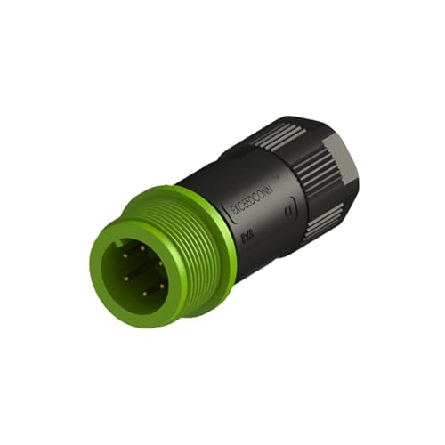 BGWKIMXEP 10er-Pack wasserdichter IP68-Industrie-Stoßverbinder Kabel Stromanschluss M20 6-poliger Flugzeugträgerstecker Steckerbuchse(Ec06681-1012-bf 5a) von BGWKIMXEP