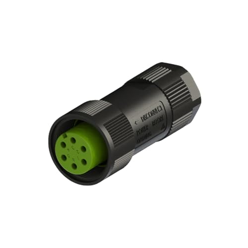 BGWKIMXEP 10er-Pack wasserdichter IP68-Industrie-Stoßverbinder Kabel Stromanschluss M20 6-poliger Flugzeugträgerstecker Steckerbuchse(Ec06681-2012-af 5a) von BGWKIMXEP