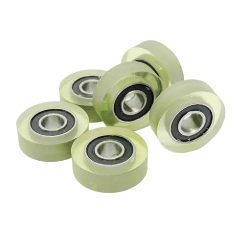 BGWKIMXEP 5 Stück Außendurchmesser 16 mm 5 x 16 x 5 mm Polyurethan-beschichtete Rolle mit 685RS-Lager 5 * 16 * 5 mm PU68516-5 PU-beschichtete Lager-Papiersortierrolle BGWKIMXEP 5 Stück Außendurchmesser 16 mm 5 x 16 x 5 mm Polyurethan-beschichtete Rolle mit 685RS-Lager 5 * 16 * 5 mm PU68516-5 PU-beschichtete Lager-Papiersortierrolle von BGWKIMXEP