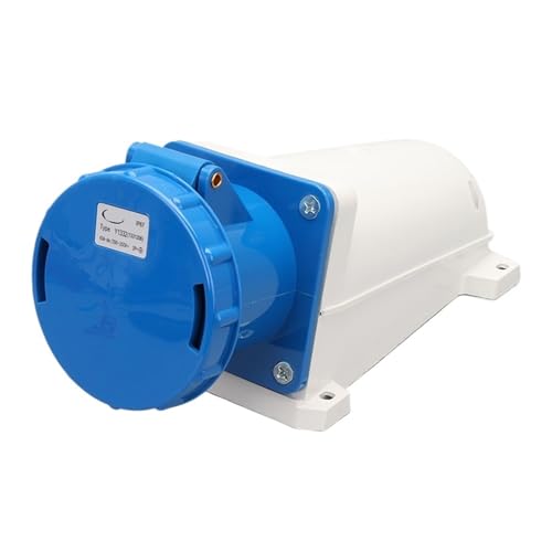 BGWKIMXEP 63A 3-poliger Industriestecker Aufputzsteckdose Schwachstrom(Surface Mounted Socket) von BGWKIMXEP