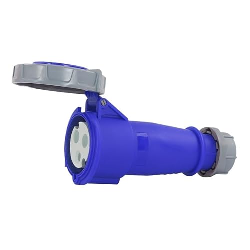 BGWKIMXEP IP67 wasserdichter Aviation-Steckeranschluss 3-adrig 32A dreiphasige explosionsgeschützte Industriesteckdose 220V(Connector) von BGWKIMXEP