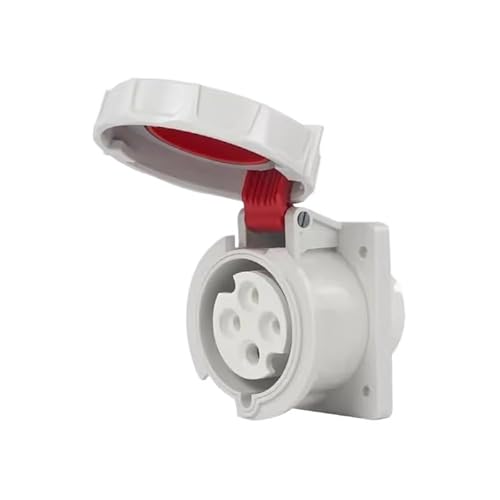 BGWKIMXEP IP67 wasserdichter Aviation-Steckeranschluss 4-adrig 16A dreiphasige explosionsgeschützte Industriesteckdose 220V(Concealed Socket) von BGWKIMXEP