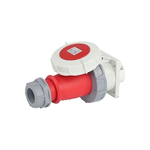 BGWKIMXEP IP67 wasserdichter Aviation-Steckeranschluss 5 Löcher 32A dreiphasige explosionsgeschützte Industrie-Steckdose 220V(Concealed Installation Set) von BGWKIMXEP