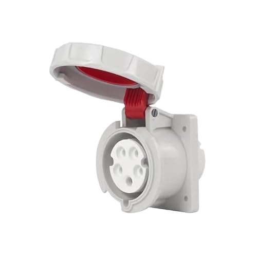 BGWKIMXEP IP67 wasserdichter Aviation-Steckeranschluss 5 Löcher 32A dreiphasige explosionsgeschützte Industrie-Steckdose 220V(Concealed Socket) von BGWKIMXEP