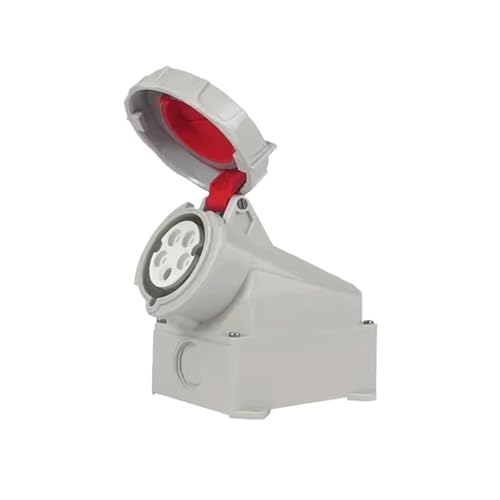 BGWKIMXEP IP67 wasserdichter Aviation-Steckeranschluss 5 Löcher 32A dreiphasige explosionsgeschützte Industrie-Steckdose 220V(Surface Mounted Socket) von BGWKIMXEP