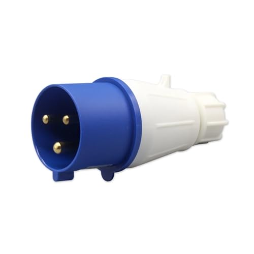 BGWKIMXEP Industriestecker 220 V 16 A/32 A Anschluss wasserdichte und verankerte Steckdose 3-Kern 4-Core 5-Core (Connector,32A-4P) von BGWKIMXEP