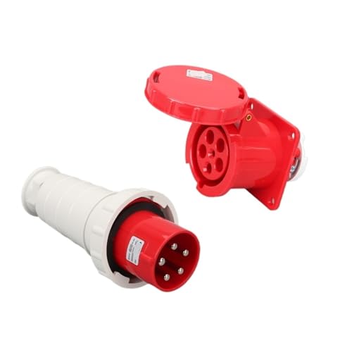 BGWKIMXEP Stecker für versteckte Steckdose mit 5-poligem Luftfahrtstecker 63 A (Plug Concealed Socket) von BGWKIMXEP