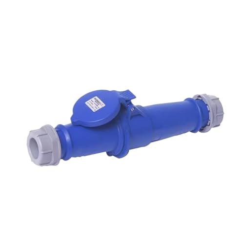 BGWKIMXEP Wasserdichter Industriestecker 3-adrig 32A explosionsgeschützter Luftfahrtstecker Stecker männlich und weiblich Docking 380V(Connector Set) von BGWKIMXEP