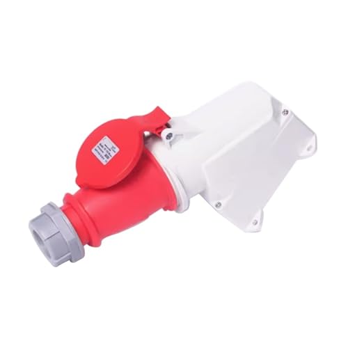 BGWKIMXEP Wasserdichter Industriestecker 5-adrig 32A Explosionsgeschützter Luftfahrtstecker Stecker Männlich und Weiblich Docking 380V(Surface Mounted Suit) von BGWKIMXEP