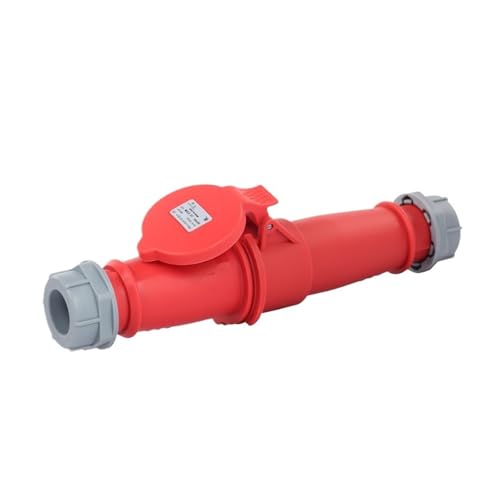 BGWKIMXEP Wasserdichter Industriestecker Fünf-Loch 16A Explosionsgeschützter Luftfahrtstecker Stecker Männlich und Weiblich Docking 380V(Connector Set) von BGWKIMXEP