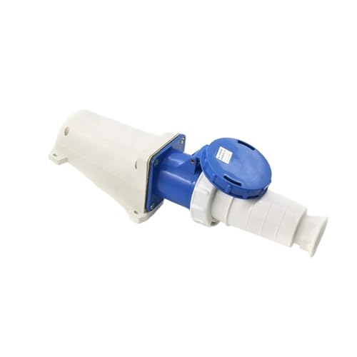 BGWKIMXEP Wasserdichter industrieller Luftfahrtstecker und -buchsenanschluss 3-adrig 4-adrig 5-adrig Loch 125A Oberflächenmontierter Luftfahrtstecker Docking(3 Core Blue) von BGWKIMXEP