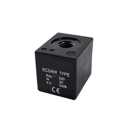 EC-04W Magnetspule, Pumpe, LKW, Kran, luftgekühltes Motor-Richtungsventil, DC 12 V/24 V/26 V/28 V, AC 110 V/220 V (AC 220 V, 3-polig) von BGWKIMXEP