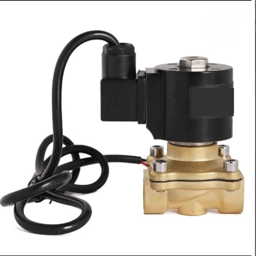 Elektrisches Magnetventil, Unterwasserventil, 1,27 cm, Messing, IP67, 110 V AC, normalerweise geschlossen, Viton, Luft, Wasser, Öl, Kraftstoff (G-110 V) von BGWKIMXEP