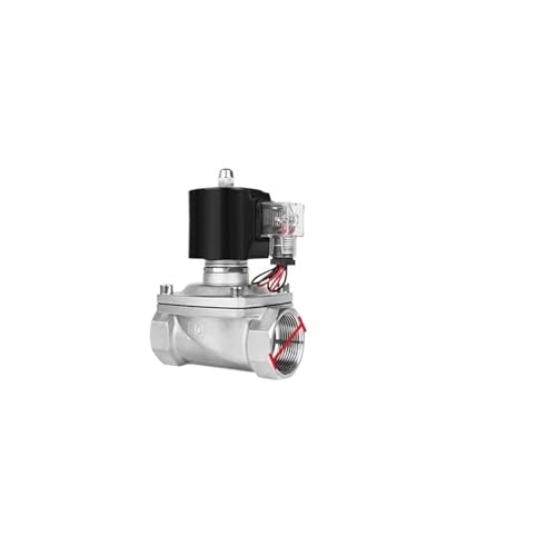 Elektronisches Magnetventil, DN40, wasserdicht, vollständig geschlossene Spule, 220 V, 12 V, 24 V, 110 V, Magnetventil (G-220 VAC-NBR-SEAL) von BGWKIMXEP