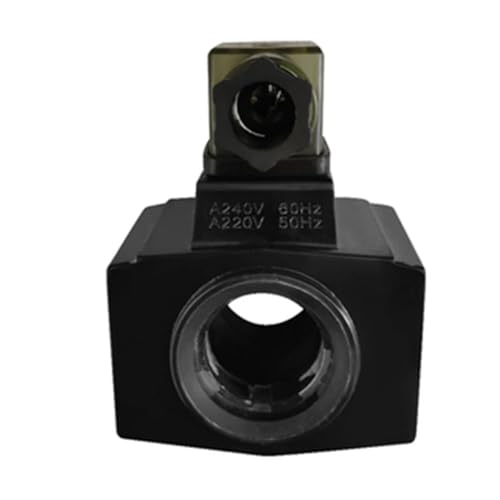 Magnetventilspule, hydraulisches Innenloch, 26 mm lang, 48 mm, quadratisch, Magnetventilspule, AC 220 V/DC 24 V (einfarbig) von BGWKIMXEP