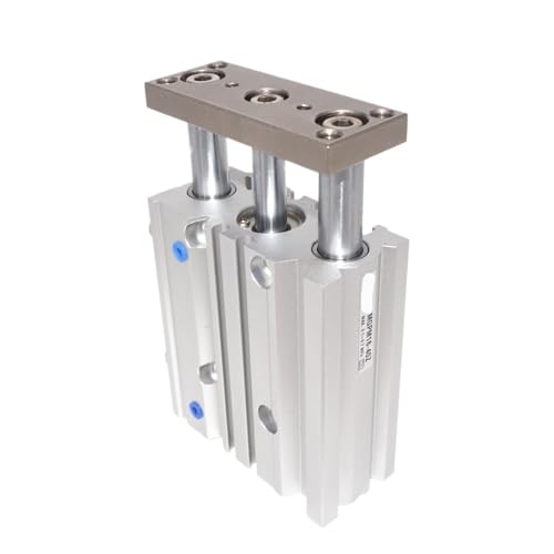 1 Stück Kompakter Führungszylinder Dünner dreiachsiger Luftpneumatikzylinder mit Führungsstange MGPM Bohrung 16 mm Hub 10-150 mm MGPL16(100mm stroke,MGPM16) von BGZHTMG
