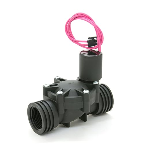 W09511 2-Wege-Magnetventil aus Kunststoff, NBR/EPDM/FKM, 1/2 Zoll, 3/4, 1 Zoll Öffnung, 15/20/25 mm, normal geschlossen, GPP-Wasserventil, 7 bar, AC24V(1",NBR_DC12V_W09511) von BGZHTMG
