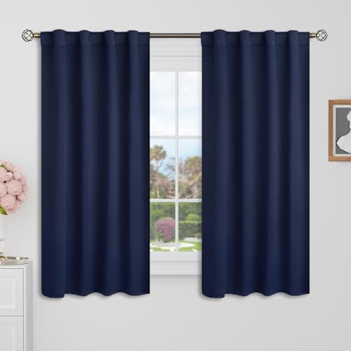 BGment Verdunkelungsvorhänge für Schlafzimmer, 96,5 x 121,9 cm, Vorhänge mit Stangentasche und Rückenlasche, wärmeisoliert, Raumverdunkelungsvorhänge für Wohnzimmer, 2 Fensterpaneele, Marineblau BGment Verdunkelungsvorhänge für Schlafzimmer, 96,5 x 121,9 cm, Vorhänge mit Stangentasche und Rückenlasche, wärmeisoliert, Raumverdunkelungsvorhänge für Wohnzimmer, 2 Fensterpaneele, Marineblau von BGment