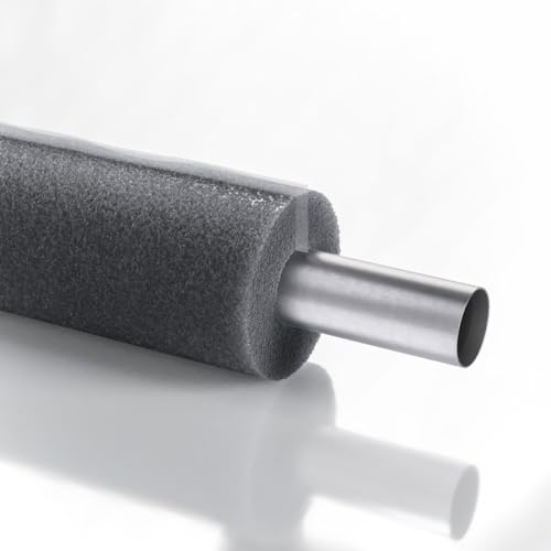 Bauhandel24-10 x 1m Rohrisolierung selbstklebend Schaumstoff Rohr Isolierung Heizungsrohre 13 mm Isolierstärke | Ø 18 mm Rohrdurchmesser von BH BAUHANDEL24