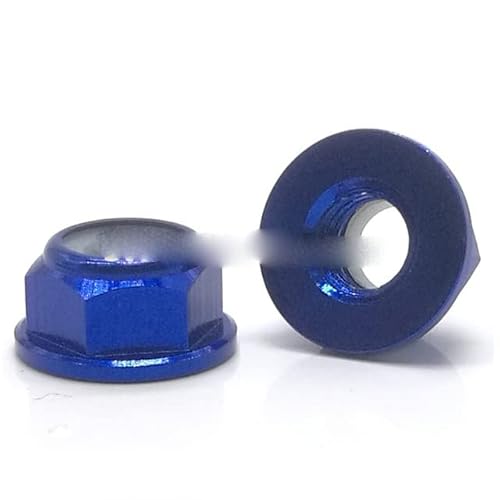 2 – 10 Stück farbige Flanschmuttern aus Aluminium M2 M3 M4 M5 M6 M8 Sechskantmutter aus Nylon, selbstsichernde Mutter für Teile des Modells RC-M5 10 Stück, dunkelblau 2 – 10 Stück farbige Flanschmuttern aus Aluminium M2 M3 M4 M5 M6 M8 Sechskantmutter aus Nylon, selbstsichernde Mutter für Teile des Modells RC-M5 10 Stück, dunkelblau von BHADANI