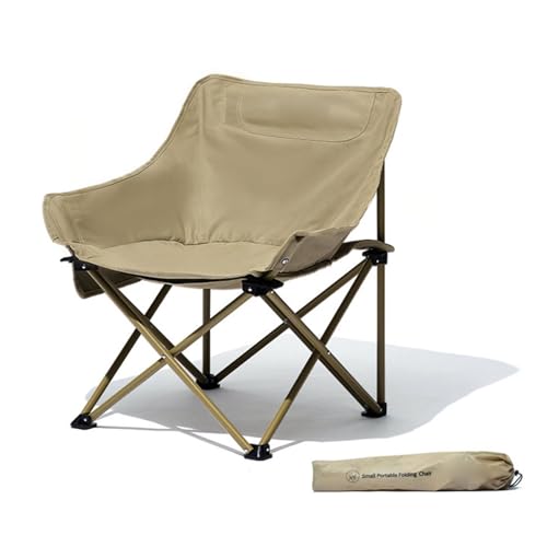 BHGLUZGBY Campingstühle Mit Tragetasche Tragbar Zusammenklappbar Leicht Für Picknick Wandern Angeln Unterstützt 220lbs-Yellow von BHGLUZGBY