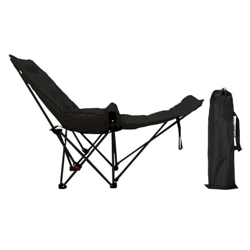 BHGLUZGBY Campingstühle Verstellbare Rückenlehne Tragbar Zusammenklappbar Abnehmbare Fußstütze Liegend Für Angeln Wandern Picknick Strand-Black BHGLUZGBY Campingstühle Verstellbare Rückenlehne Tragbar Zusammenklappbar Abnehmbare Fußstütze Liegend Für Angeln Wandern Picknick Strand-Black von BHGLUZGBY