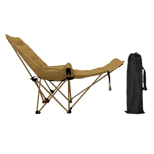 BHGLUZGBY Campingstühle Verstellbare Rückenlehne Tragbar Zusammenklappbar Abnehmbare Fußstütze Liegend Für Angeln Wandern Picknick Strand-Brown BHGLUZGBY Campingstühle Verstellbare Rückenlehne Tragbar Zusammenklappbar Abnehmbare Fußstütze Liegend Für Angeln Wandern Picknick Strand-Brown von BHGLUZGBY